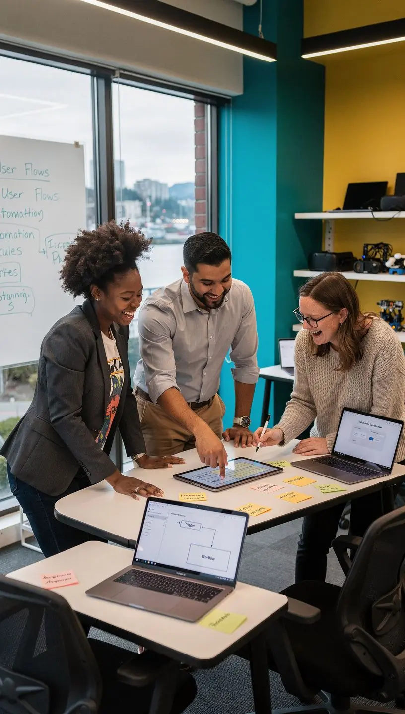 Professional team collaboration